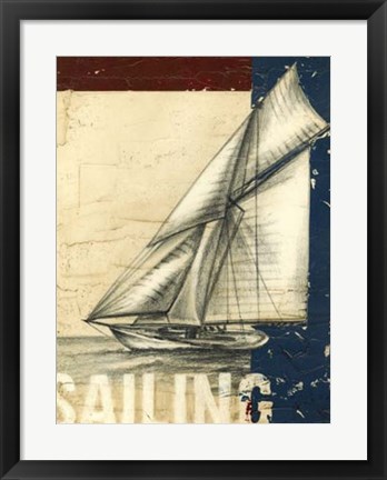 Framed Vintage Tradewinds I Print