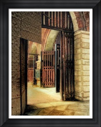 Framed Italian Gateway Print