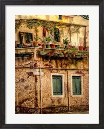 Framed Italian Garden Print