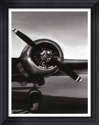 Framed Vintage Flight III Print