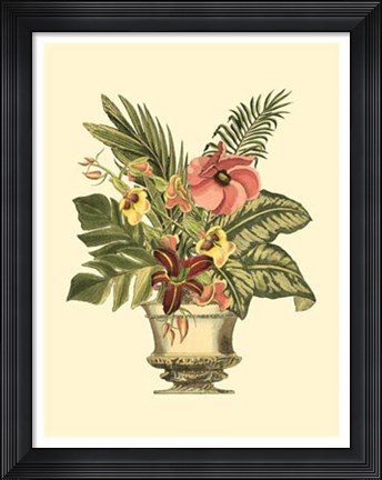 Framed Tropical Elegance II Print