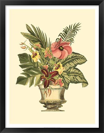 Framed Tropical Elegance II Print