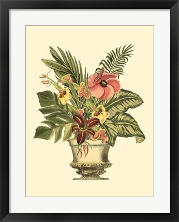 Framed Tropical Elegance II Print