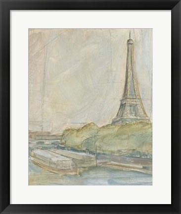 Framed View of Paris II Print