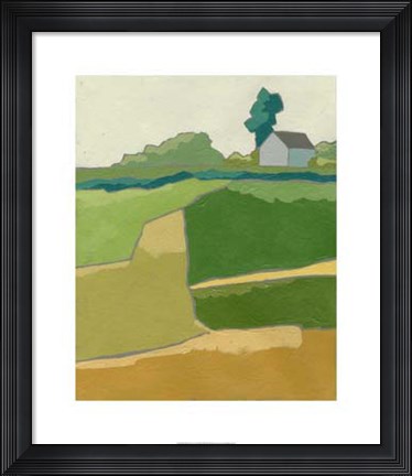 Framed Rural Vista I Print