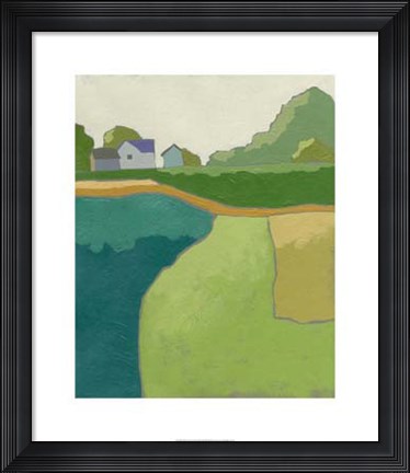 Framed Rural Vista II Print