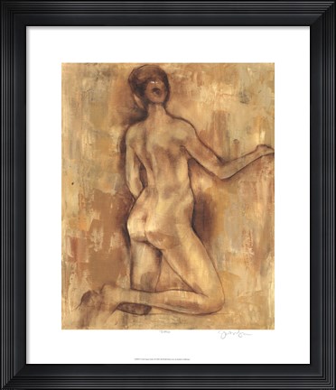 Framed Nude Figure Study I Print