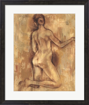 Framed Nude Figure Study I Print