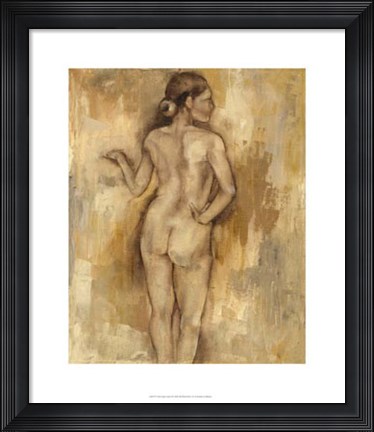 Framed Nude Figure Study II Print