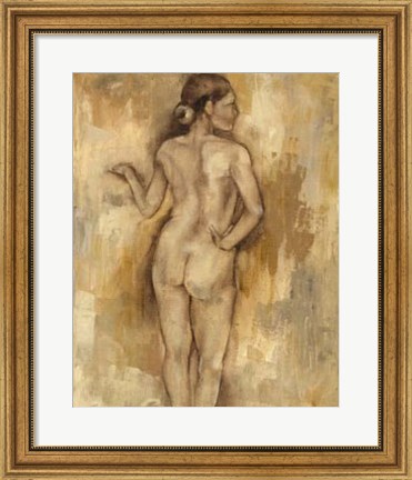 Framed Nude Figure Study II Print