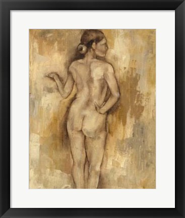 Framed Nude Figure Study II Print