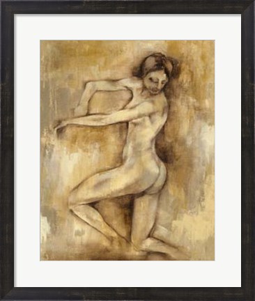 Framed Nude Figure Study III Print