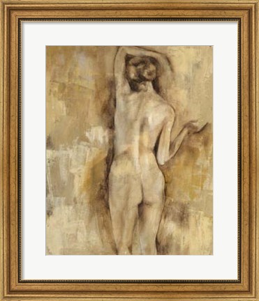 Framed Nude Figure Study V Print