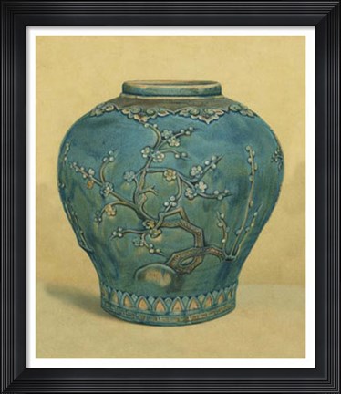 Framed Oxidized Porcelain II Print