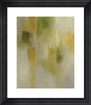 Framed Lotus Reflection I Print