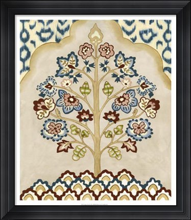 Framed Tapestry Tree II Print