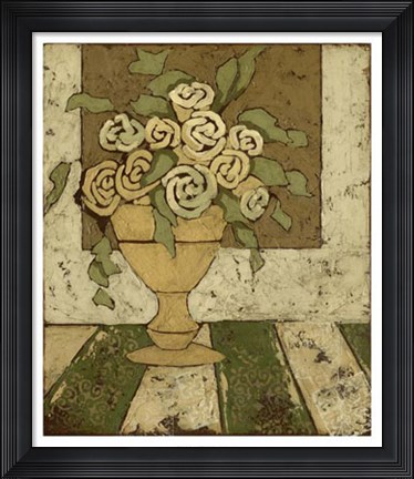 Framed Golden Bouquet I Print