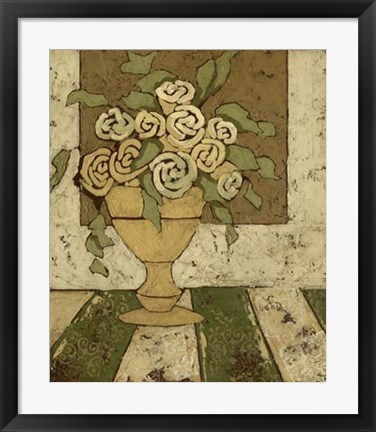 Framed Golden Bouquet I Print