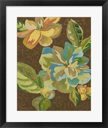 Framed Vintage Chintz I Print