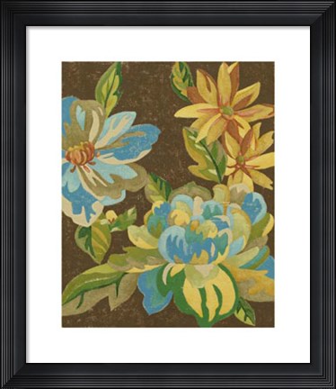 Framed Vintage Chintz II Print