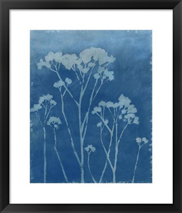 Framed Indigo Print I Print