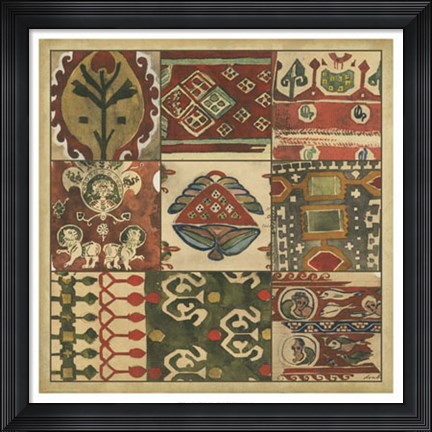 Framed Byzantine Relics I Print