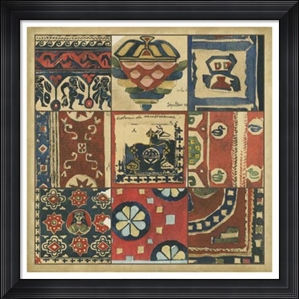 Framed Byzantine Relics III Print