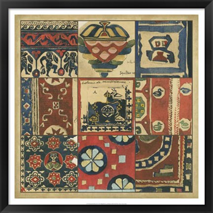 Framed Byzantine Relics III Print