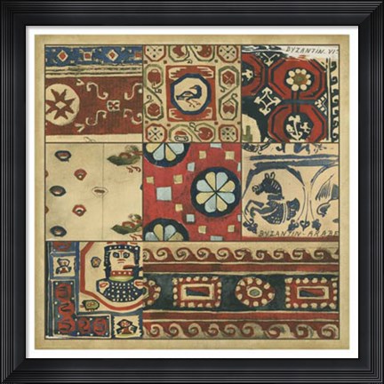 Framed Byzantine Relics IV Print