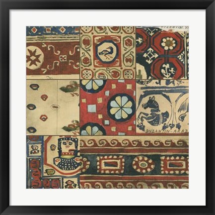 Framed Byzantine Relics IV Print