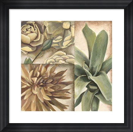 Framed Garden Glimpses I Print
