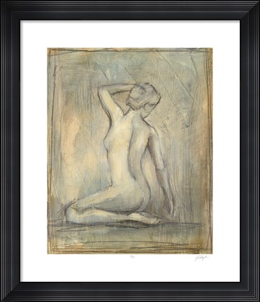 Framed Contemporary Figure Study II Print