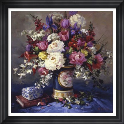 Framed Mother's Italian Vase Print