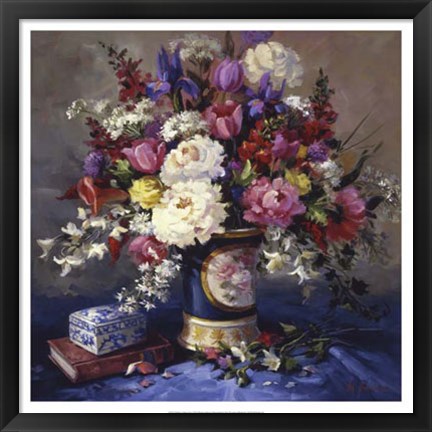 Framed Mother&#39;s Italian Vase Print