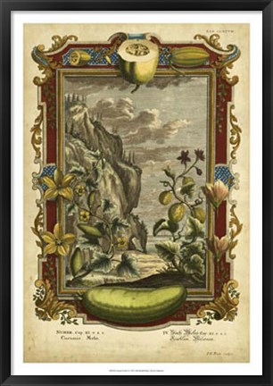 Framed Genesis Fruits I Print
