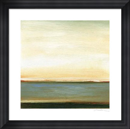 Framed At the Beach I Print