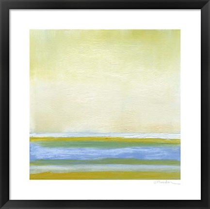 Framed At the Beach II Print