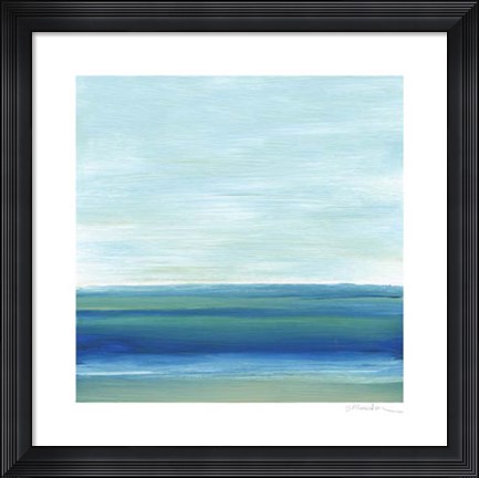Framed At the Beach III Print