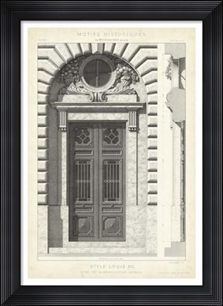 Framed Motifs Historiques I Print