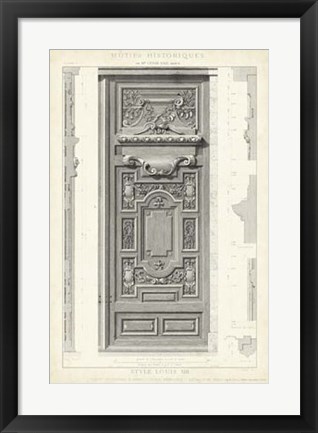 Framed Motifs Historiques III Print