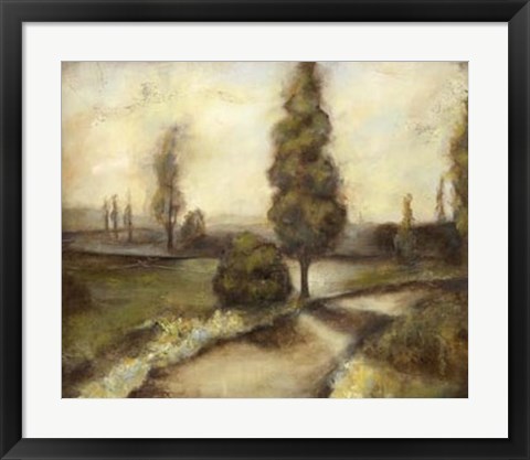 Framed Misty Morning II Print