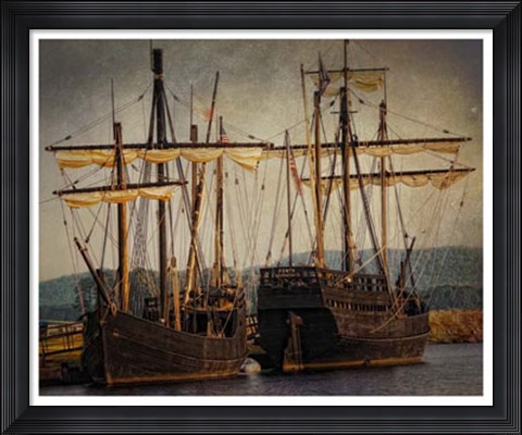 Framed Tall Ships Print