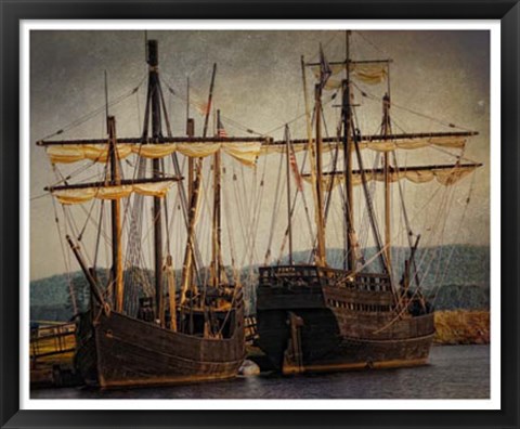 Framed Tall Ships Print