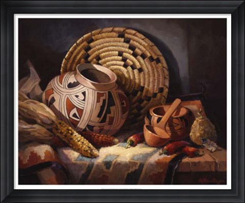 Framed Casa Grande Pot Print