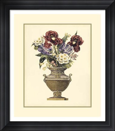Framed Elegant Bouquet I Print