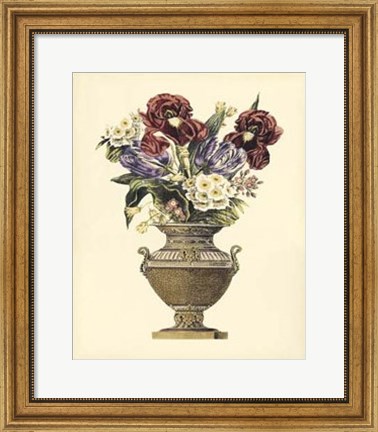 Framed Elegant Bouquet I Print