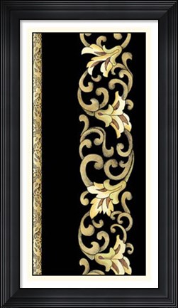 Framed Regal Adornment III Print