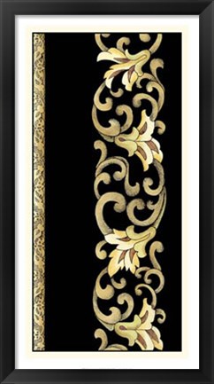 Framed Regal Adornment III Print