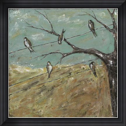 Framed Where One Or More Are Gathered Print