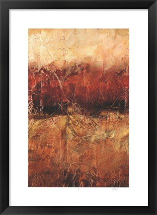 Framed Autumn Horizon I Print